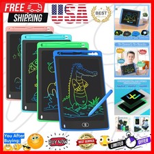 4 Pack LCD Writing Tablet for Kids, 8.5 Inch Colorful Doodle Board Drawing Ta...