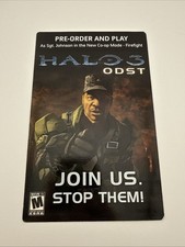 Halo 3 ODST Sgt. Johnson pre ordine codice download nuovo mai usato scaduto 31/01/2010