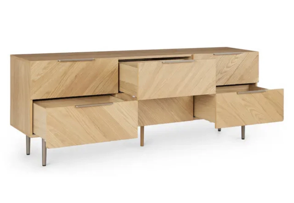 Cómoda doble baja Nera Walnut 6 cajones (PREGUNTA MÁS FOTOS) Foto 2 de 2