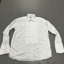 Harrods Shirt Mens Size 16.5 White Frederick Theak Long Sleeve Formal Dress Suit