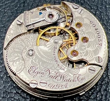 1896 Elgin 6s 15j Grade 133 Model 2 Pocket Watch Movement 1 of 30