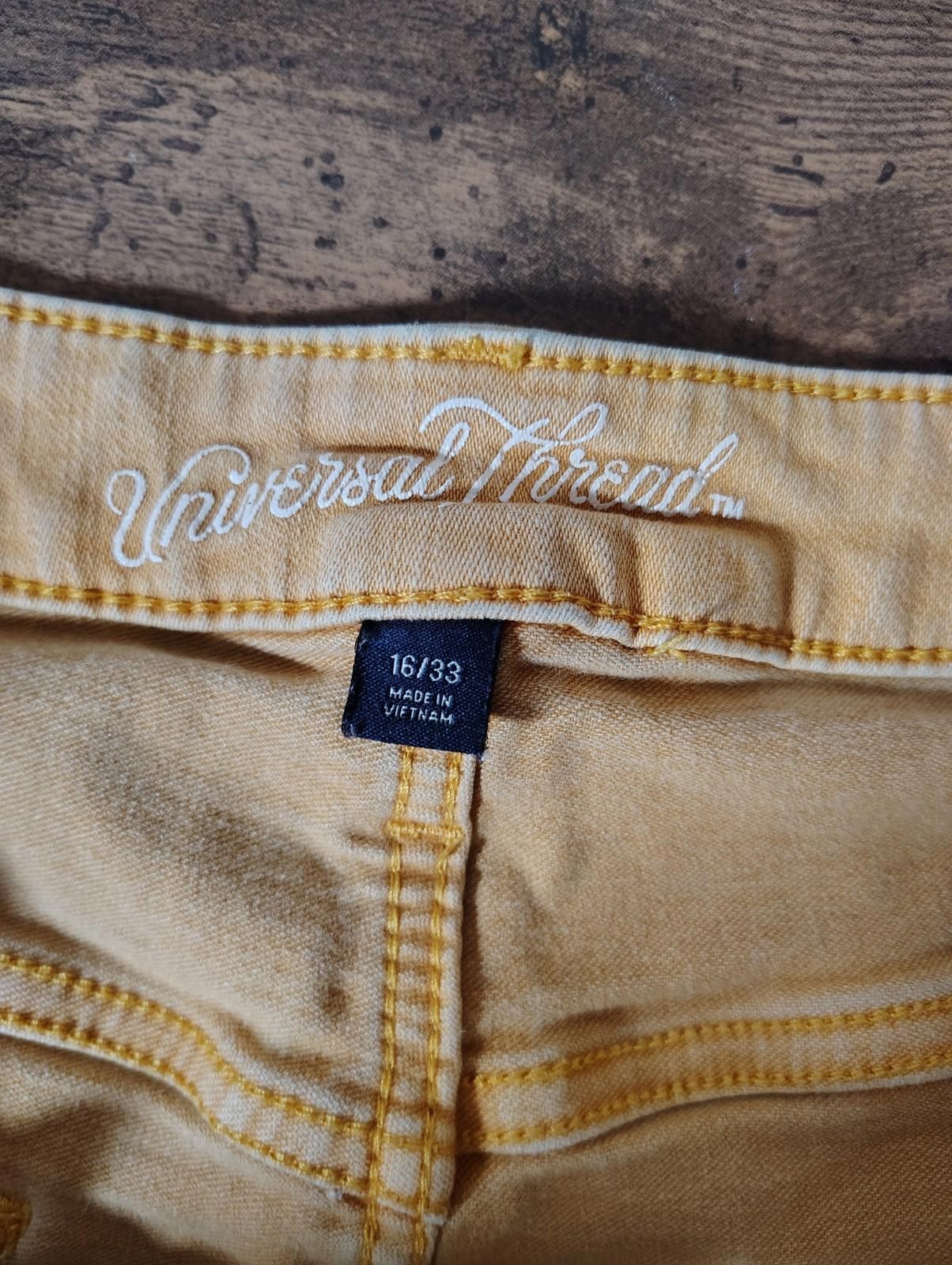 Universal Thread Solid Golden Yellow Mustard Stre… - image 3