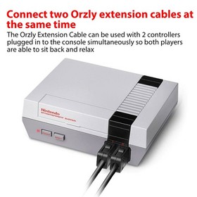2PCS 10 ft Extension Cable Cord for Nintendo Nes Mini Classic Edition Controller