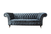 Design Sofa 3 Sitzer Couch Polster Sofas Stoff Wohnzimmer Textil Couchen
