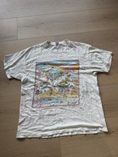 VINTAGE Microsoft Developer Network Shirt Mens XL All Over Print Made USA 90s