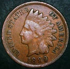 1899 Indian Head Cent / Penny - Free Shipping!