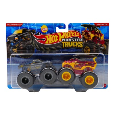 Hot Wheels Monster Trucks Demolition Doubles Dragon Hunter Dragonizer 2026