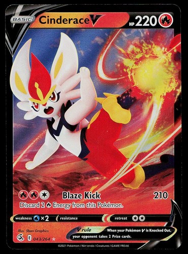 Cinderace V 043/264 Fusion Strike