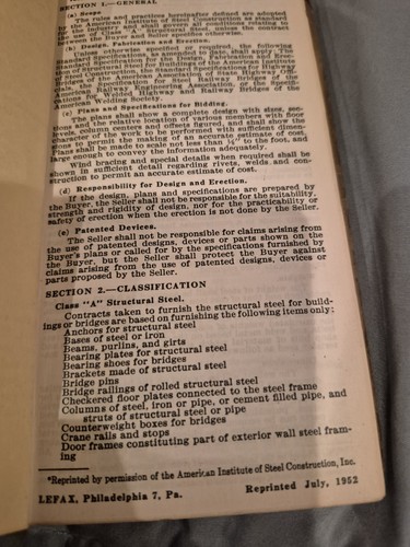Building Construction & Design Aids Lefax Data Sheets No. 648 July 1952 - Picture 4 of 5
