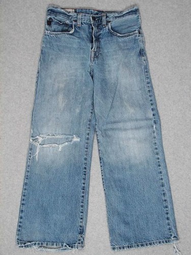 JL05458 COOL **ABERCROMBIE** BOOT CUT JEANS YOUTH sz14 (msr 28"x26")