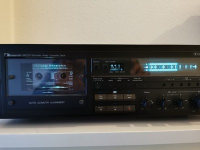 NAKAMICHI 682 ZX. Hi-End Kassettendeck. Top. BDA, SM. Neue Andruckrollen und Rie