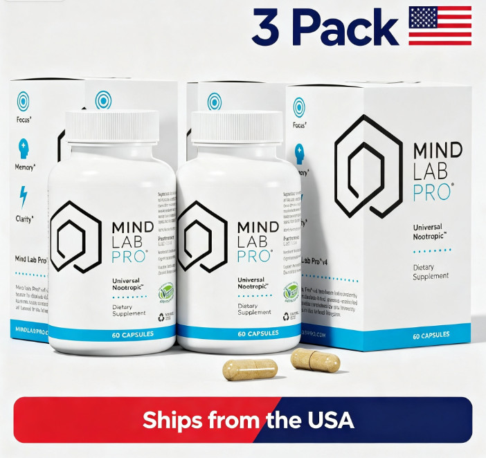 3x Mind Lab Pro?MLP?v4 Universal Nootropic? Brain Booster Supplement for Focus