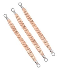 3PCS Automotive Ground Strap,Heavy Duty Engine Braided Copper Ground