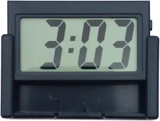 Small Digital Clock，Portable Travel Clock，Classroom Bedroom Bathroom Glass Car M