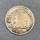 1835 Capped Bust Half Dime / Great Details / 90% Silver #4883D