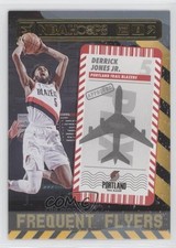 2021-22 Panini NBA Hoops Frequent Flyers Winter Derrick Jones Jr #12 0u2j