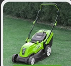 Weed Trimmer Wonder: Electric Lawn Mower, Push-Type, Compact for Home Use