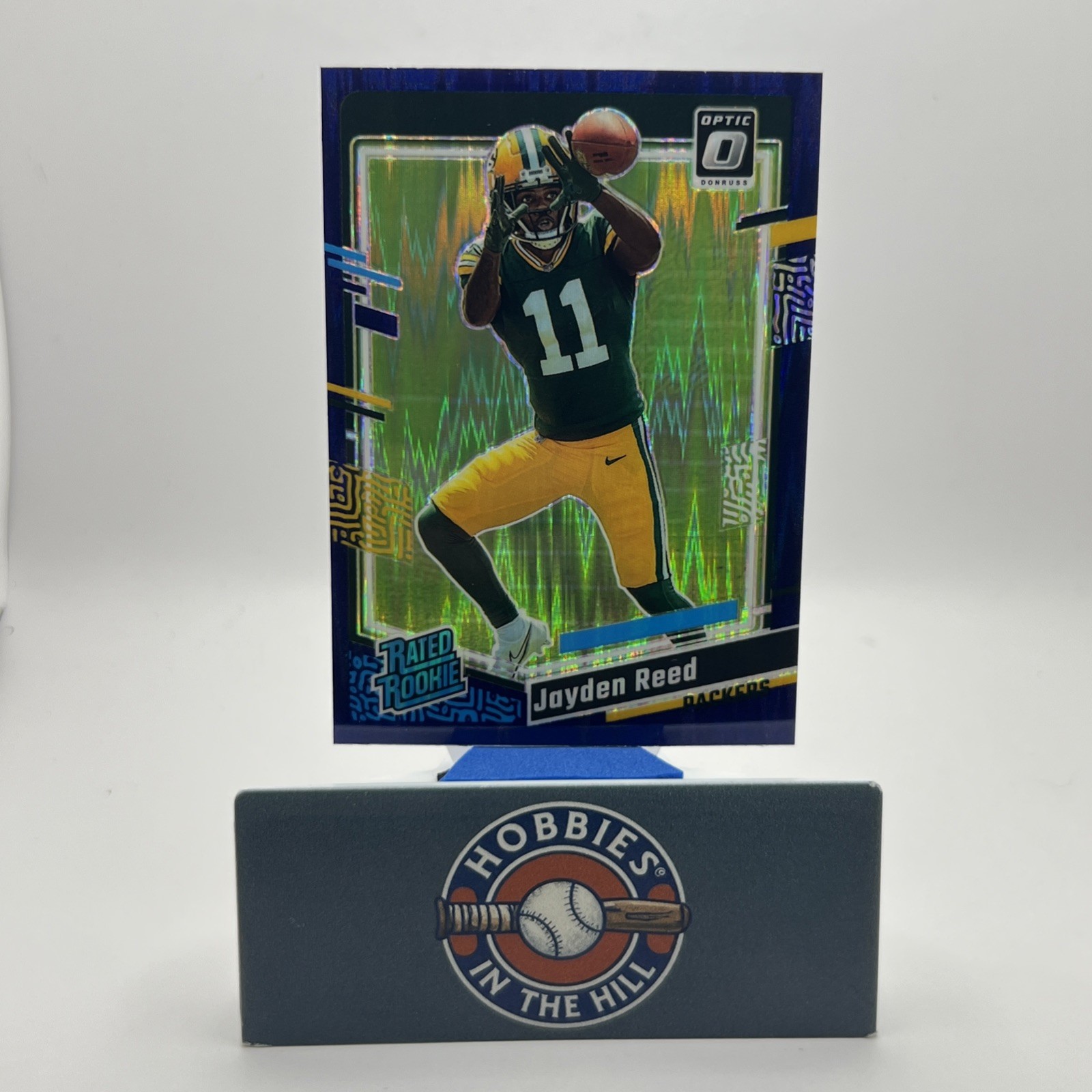 Jayden Reed Panini Donruss Optic #239 Purple Shock