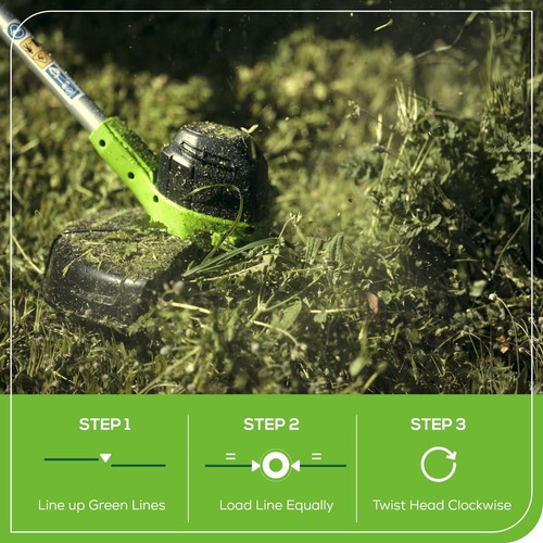 Greenworks G-MAX 40V Cordless String Trimmer and Leaf Blower Combo Pack, 2.0Ah - Picture 8 of 14