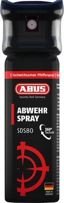ABUS Abwehrspray SDS80 78093 Pfefferspray 360° Technik