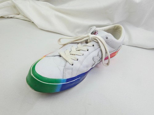 Sneakers basse Converse Golf Le Fleur OX taglia uomo 13 o donna 15 Rainbow Pride - Foto 3 di 15