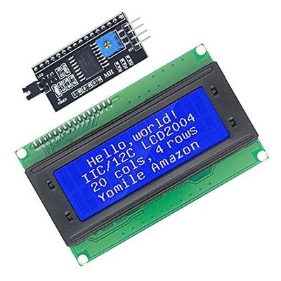 IIC/I2C/TWI Seriell 2004 20x4 LCD Modul Schild Display blaue Hintergrundbeleuchtung für UNO