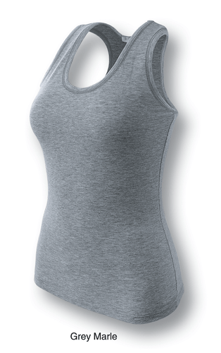 New Ladies Womens Girls Sports Casual Gym Action Back Cotton Jersey Knit Singlet - Picture 4 of 6