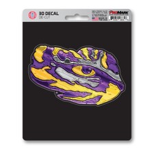 New NCAA LSU Tigers Premium Vinyl Die Cut 3D Decal / Sticker