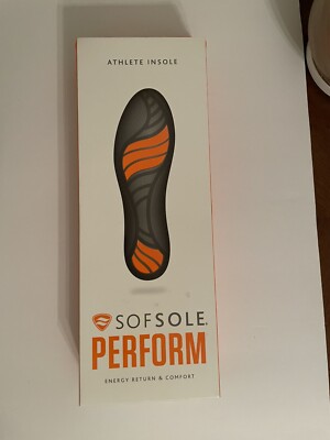 * SOFSOLE * PERFORM ' ATHLETE INSOLE ' ENERGY RETURN ' - WOMENS 8-11 New In Box