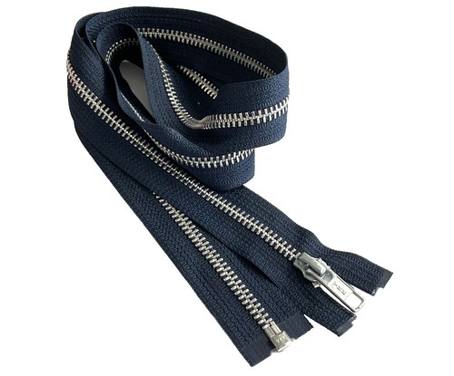 32 Inch YKK #5 Medium Weight Aluminum Metal Jacket Zipper Separating Made in USA - Picture 24 of 43