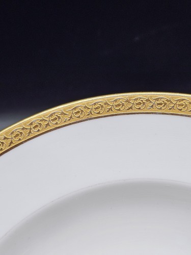 Limoges B&C France Antique Porcelain Gold Rim 9.75" Soup Bowl - Picture 6 of 8
