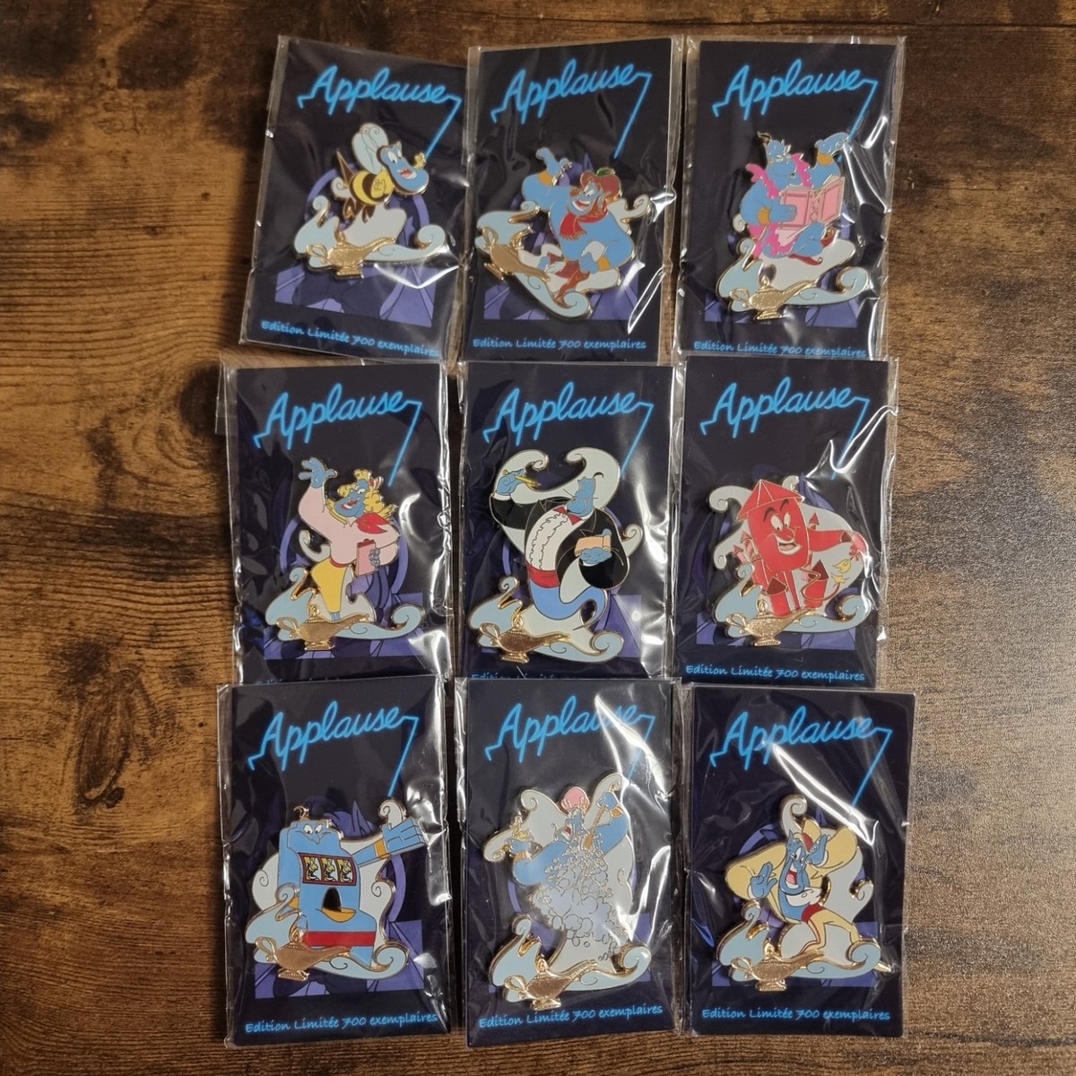 ☆美品珍品　新機能満載　Disney LP 改 Disneyland Paris Genie Applause Series Pin DLP New Limited