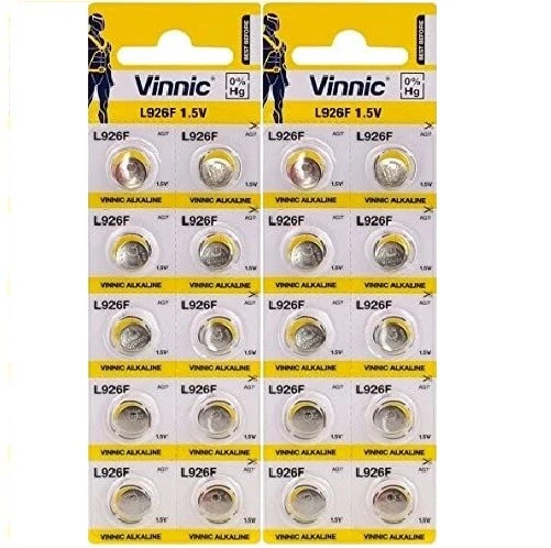 ENVOI AVEC SUIVI Lot de 20 Piles VINNIC AG7 L926F ALCALINE 1,5V
