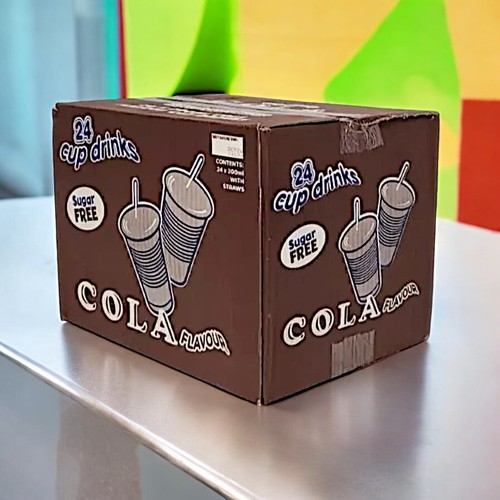 Surtido de refrescos sin azúcar con pajita 24 tazas de 200 ml 6 sabores refrescantes - Imagen 4 de 80