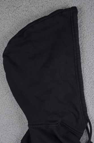 Vintage Adidas Hoodie Mens Small Black Skater Center Trefoil - Picture 11 of 19