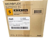 (500/Cs) ANSELL Microflex Supreno EC Nitrile Exam Gloves - Small - Violet Blue