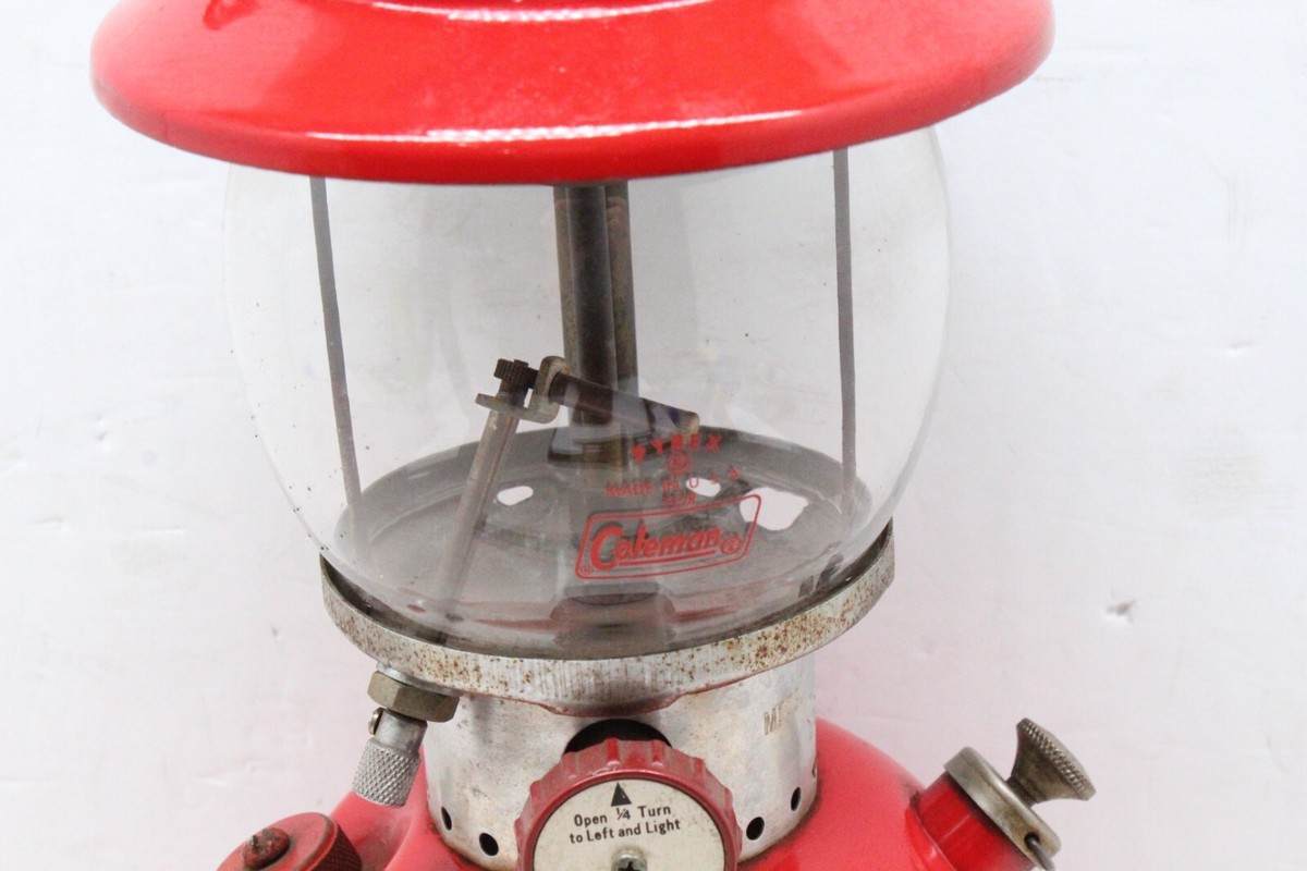 Vintage 1969 Coleman Model 200A Red Single Mantle Lantern | eBay