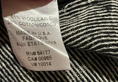 Diane Von Furstenberg Black/ White Wool Blend Jacket~ Sz 2~ STYLISH~ - Picture 12 of 12