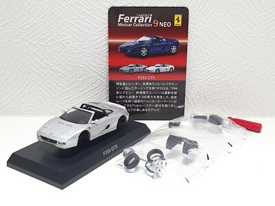 1/64 Kyosho FERRARI 9 F355 GTS SILVER diecast car model NEW | eBay