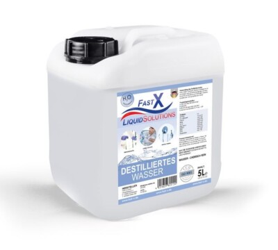 20 Liter (2 x 10 L Kanister) Demineralisiertes Wasser Laborwasser Bügeleisen