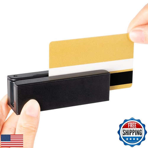Posunitech Msr90 Swiper Magnetic Credit Card Reader USB 3-Tracks Hi/Lo Data C - Picture 2 of 5