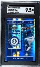 2020 Chronicles Contenders Optic #1 Bo Bichette HYPER PRIZM /299 SGC 9.5 RC