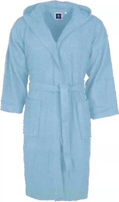 Accappatoio In Spugna Unisex - Morbido E Con Cappuccio | 100% Cotone | Taglie S-XXXL - Foto 6