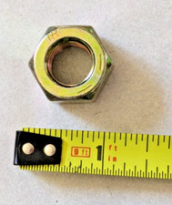 9/16"-12 Grade 8 Finished Hex Nuts Yellow Zinc Plated Steel Qty 25