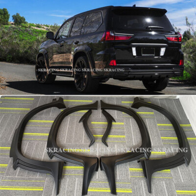 For Lexus LX570 2016-2021 FRP Fender Flare Kit Wheel Arch Cover