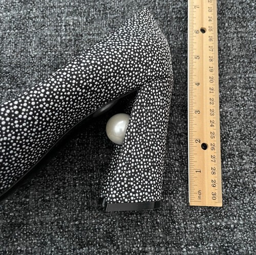 Nicholas Kirkwood Shagreen Pearl Heels Schwarz Damen Größe IT 41 US 11 EU 42 - Bild 7 von 10