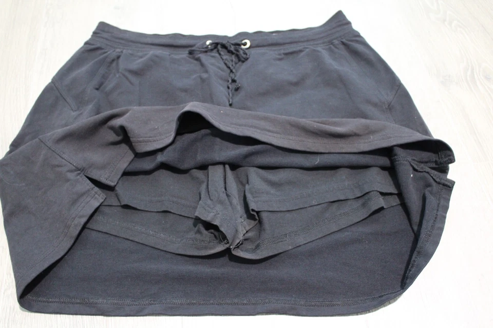 Falda deportiva negra de golf Green Tea para dama y mujer talla XL elástica Foto 2 de 4