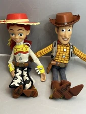 Disney's Toy Story Woody & Jessie Thinkway Pull string Dolls