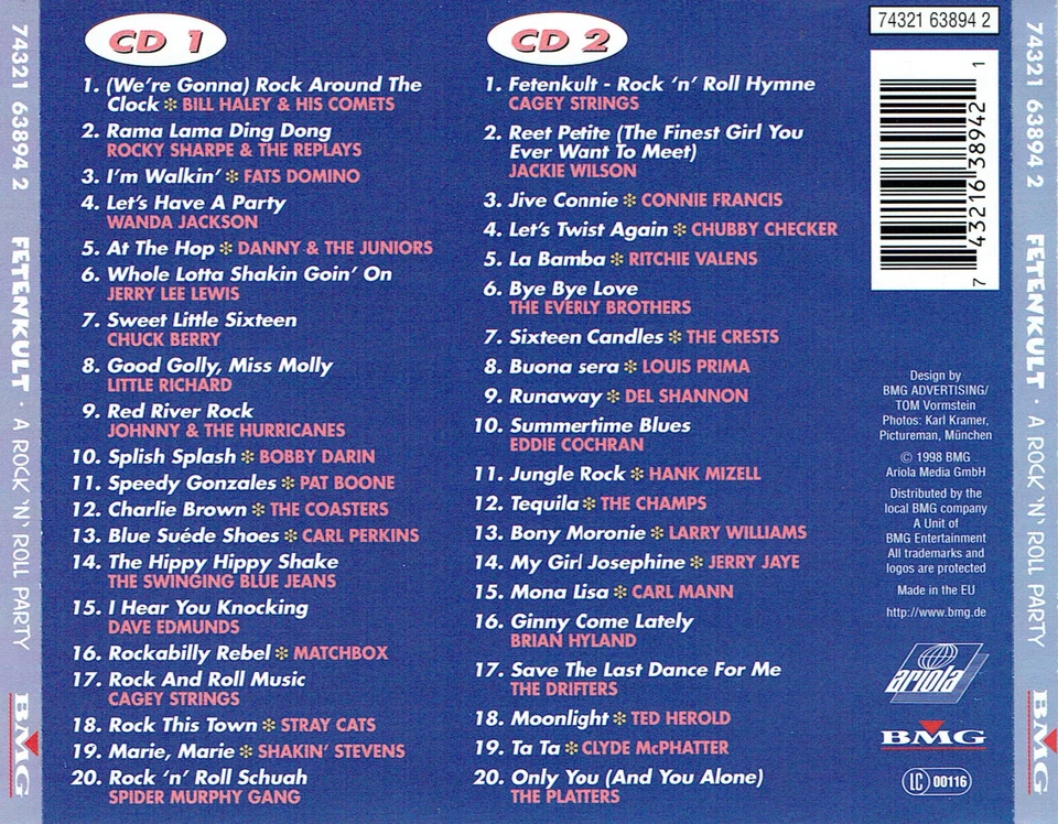 (2CD's) Fetenkult - A Rock 'n' Roll Party - Matchbox, Shakin' Stevens, u.a. - Bild 2 von 2