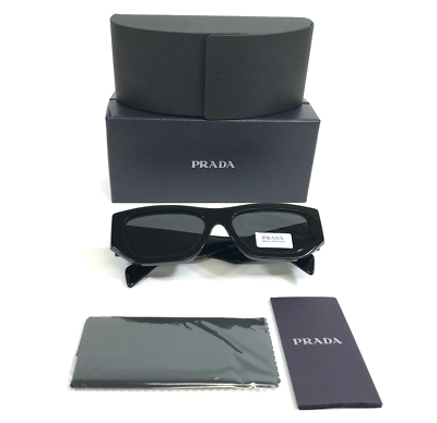 Prada Sunglasses SPRA01-F 16K-08Z Shiny Black Asian Fit Frames